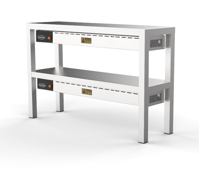 CombiSteel OVERSHELF CERAMIC HEATED 2 LEVEL 1000  6 HEATERS OF 250W – commercial catering equipment