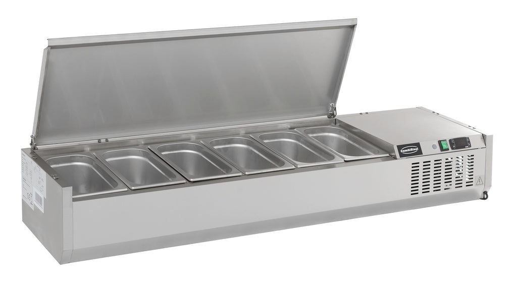 CombiSteel REFRIGERATED COUNTER TOP SS TOP 1/4 GN x 5
