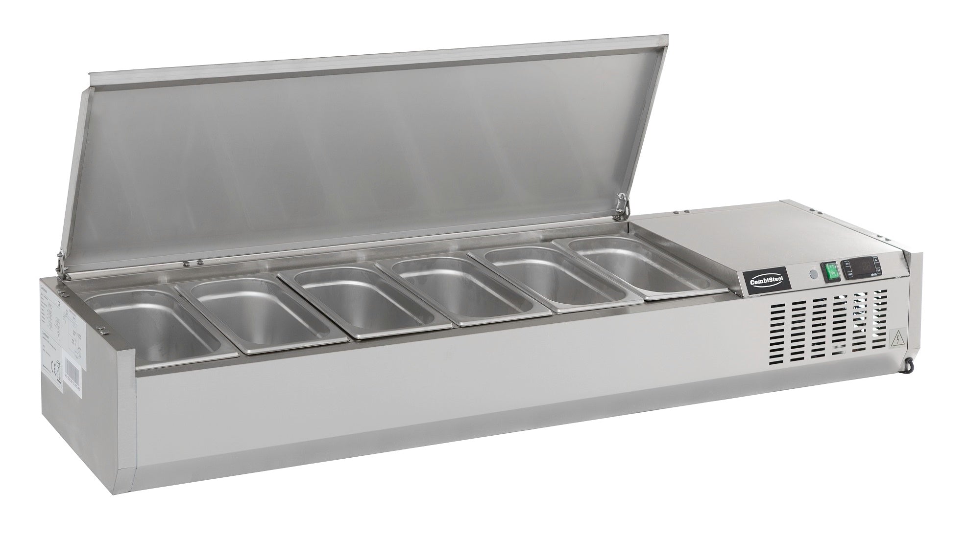 CombiSteel REFRIGERATED COUNTER TOP SS TOP 1/4 GN x 5