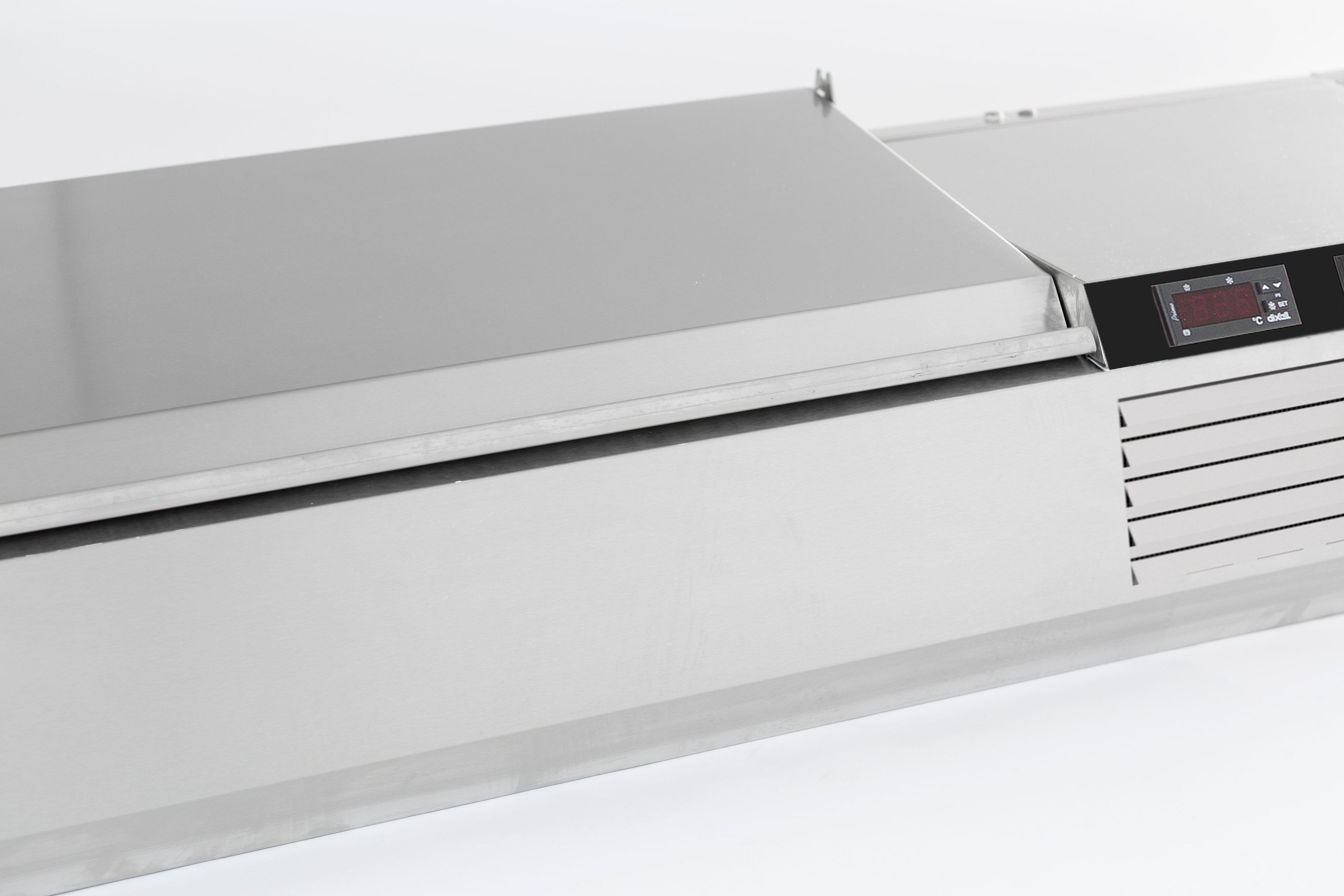 CombiSteel REFRIGERATED COUNTER TOP SS TOP 1/4 GN x 6
