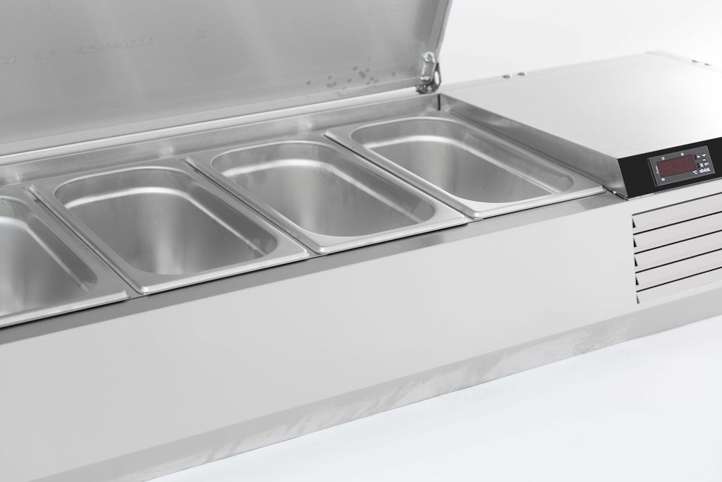 CombiSteel REFRIGERATED COUNTER TOP SS TOP 1/3 GN x 5