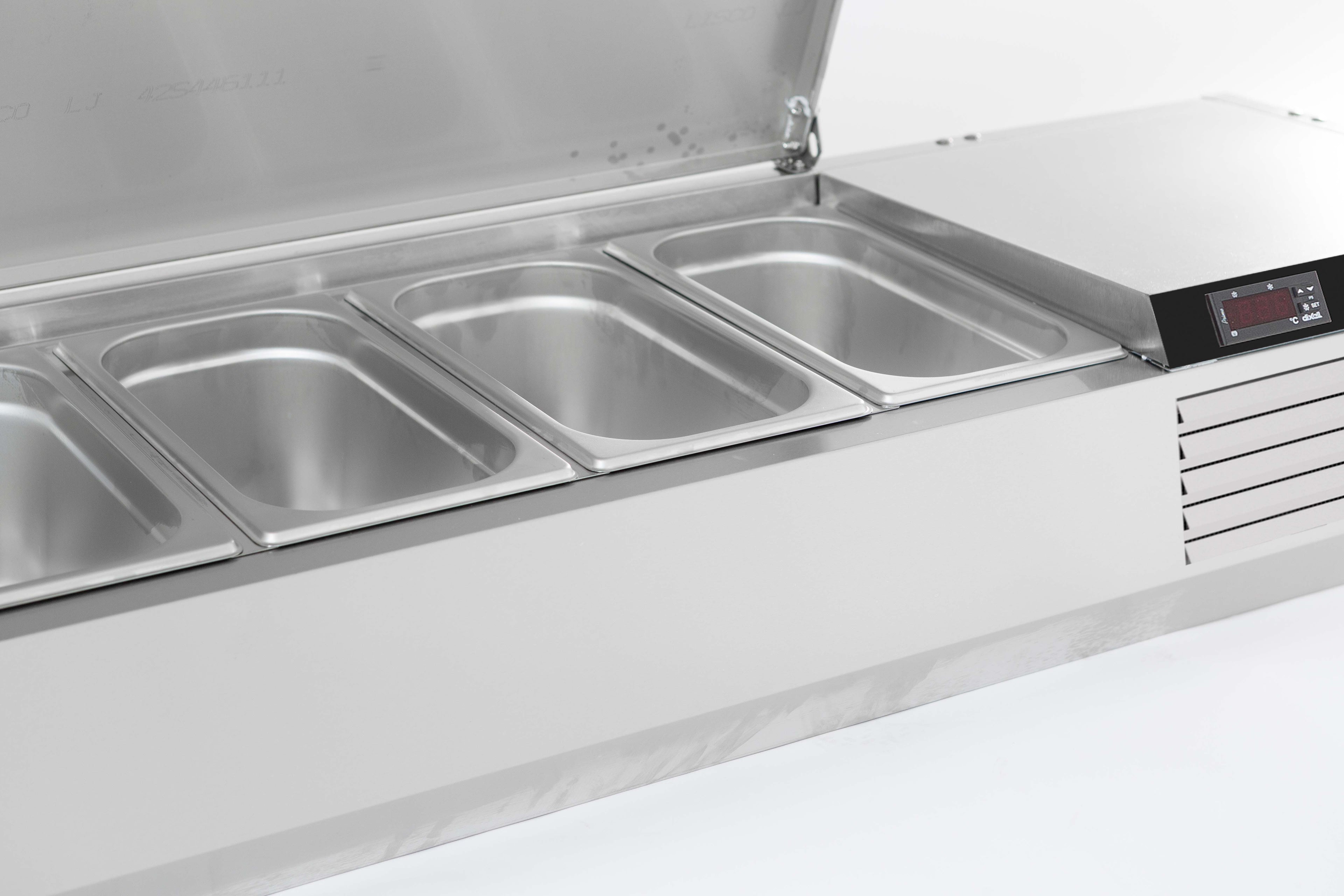 CombiSteel REFRIGERATED COUNTER TOP SS TOP 1/3 GN x 5