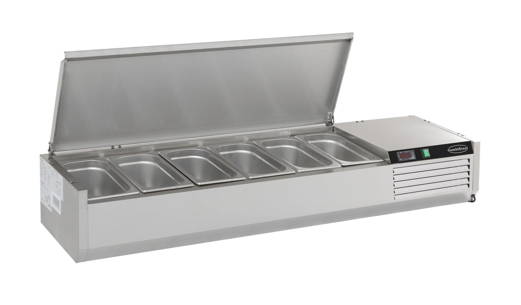 CombiSteel REFRIGERATED COUNTER TOP SS TOP 1/3 GN x 5