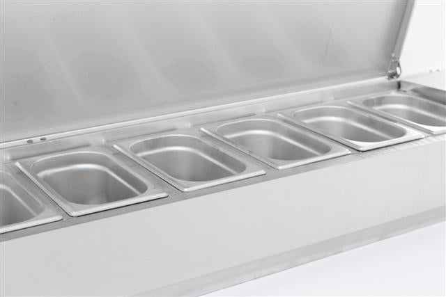 CombiSteel REFRIGERATED COUNTER TOP SS TOP 1/3 GN x 5