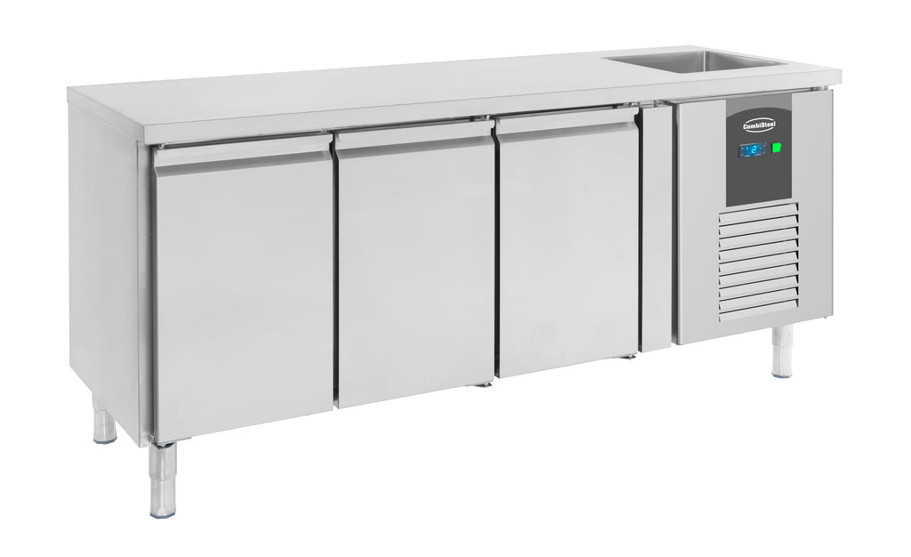 CombiSteel 700 REFRIGERATED COUNTER SINK 3 DOORS