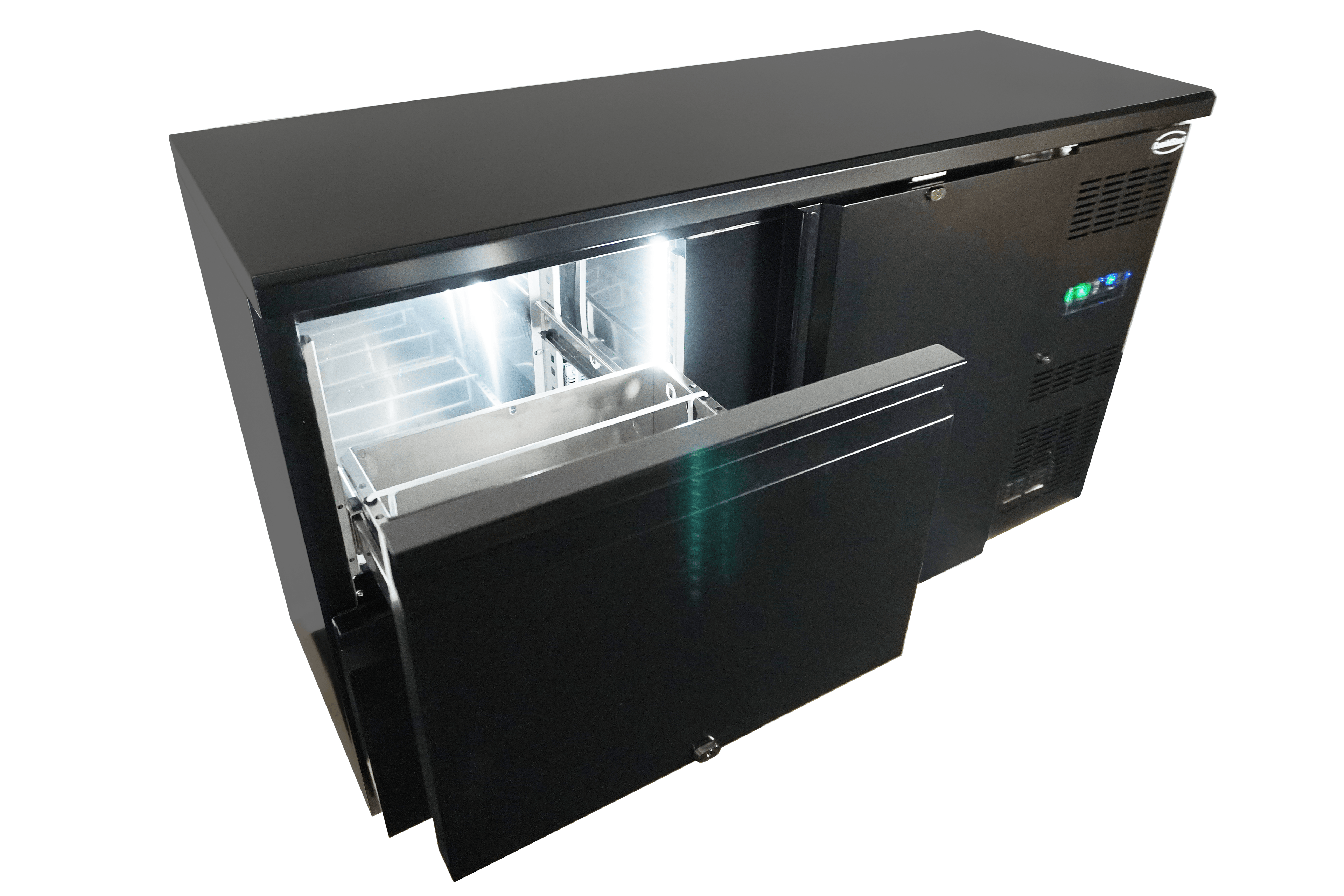 CombiSteel BARCOOLER BLACK 1 DOOR AND 2 DRAWERS