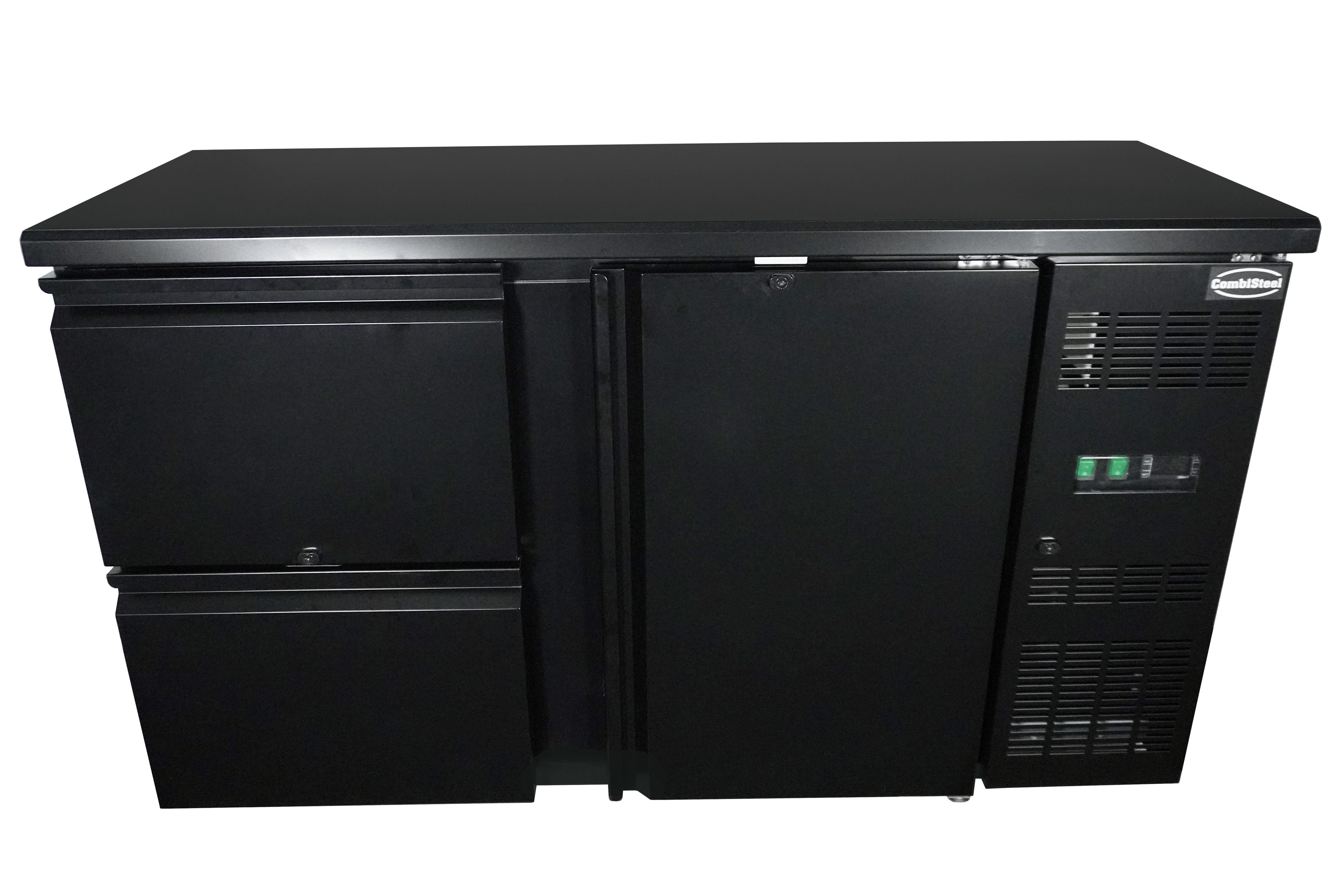 CombiSteel BARCOOLER BLACK 1 DOOR AND 2 DRAWERS