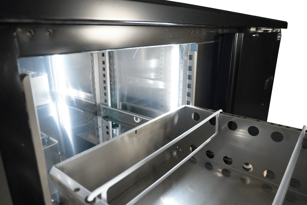 CombiSteel BARCOOLER BLACK 2 DOORS AND 2 DRAWERS