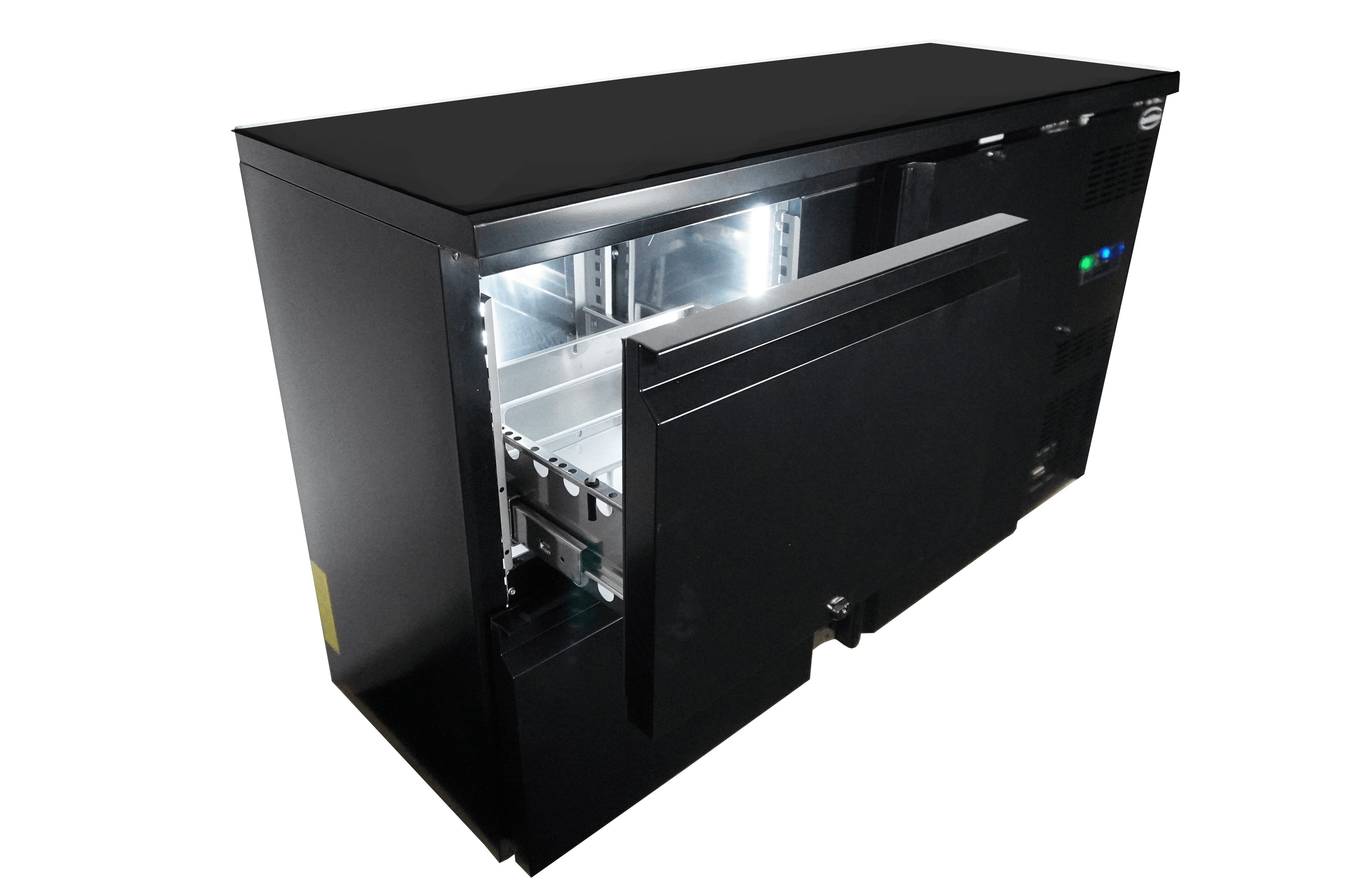 CombiSteel BARCOOLER BLACK 1 DOOR AND 2 DRAWERS