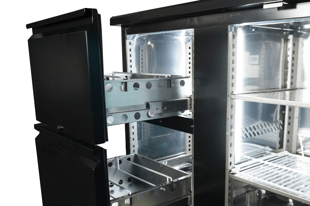 CombiSteel BARCOOLER BLACK 1 DOOR AND 2 DRAWERS