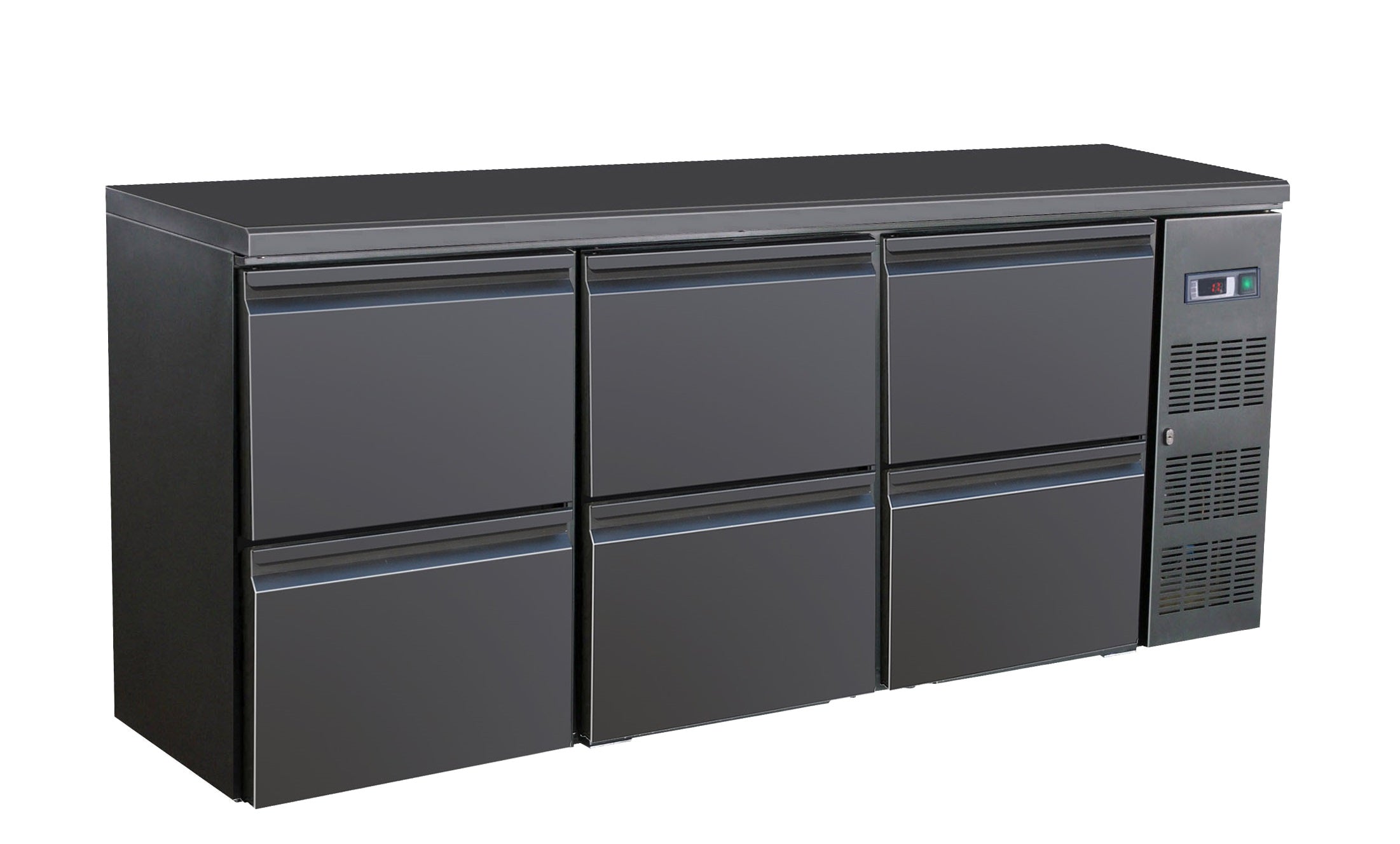 CombiSteel BARCOOLER BLACK 6 DRAWERS