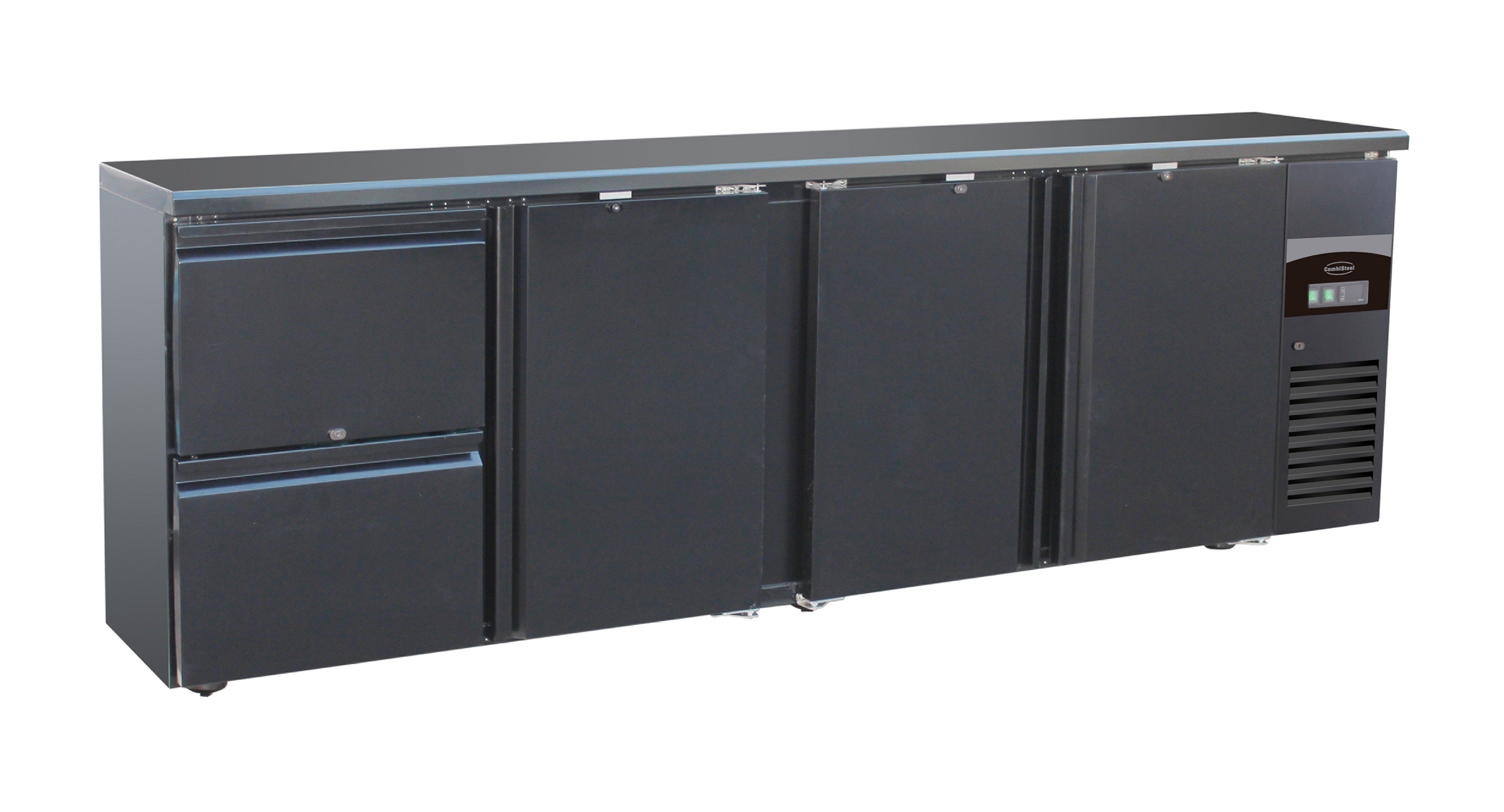 CombiSteel BARCOOLER BLACK 3 DOORS AND 2 DRAWERS
