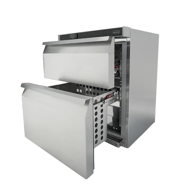 CombiSteel REFRIGERATOR SS 2 DRAWERS
