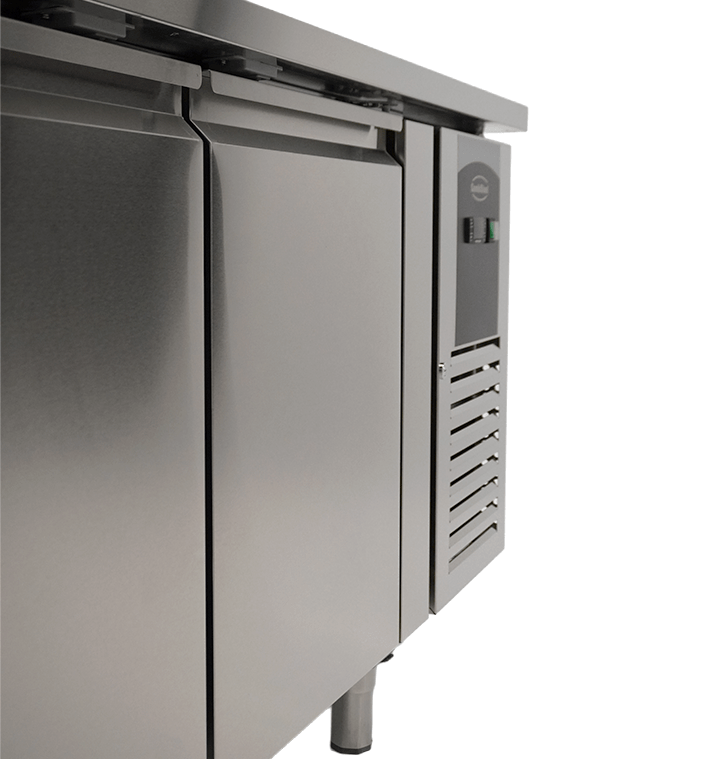 CombiSteel 700 REFRIGERATED COUNTER 2 DOORS AND 2 DRAWERS ENERGY LINE