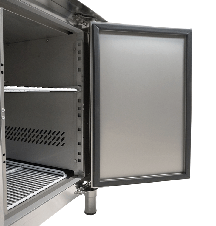 CombiSteel 700 REFRIGERATED COUNTER 1 DOOR AND 2 DRAWERS ENERGY LINE