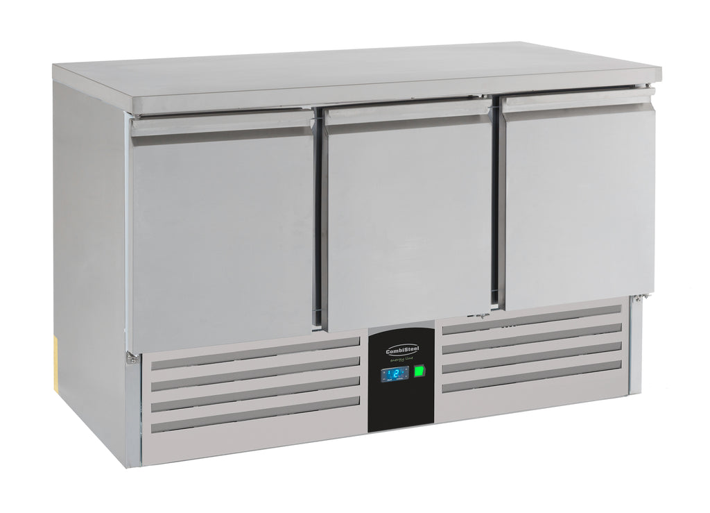 CombiSteel REFRIGERATED COUNTER 3 DOORS ENERGY LINE  EQUIPPED WITH EVAPORATOR