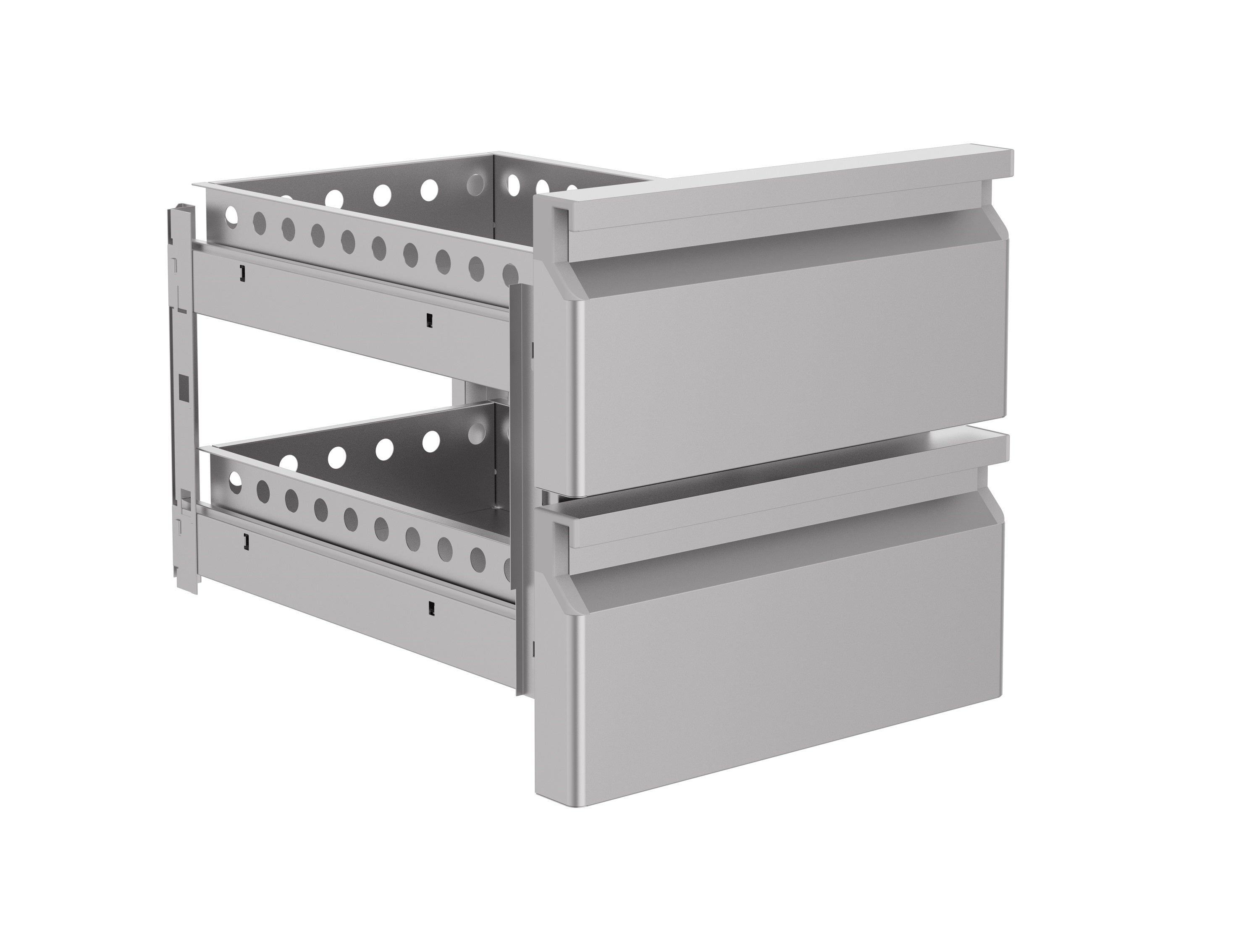 CombiSteel DRAWERSET 2-DRAWERS FOR 7450.0755-0760-0765  Combisteel doesn’t give any warranty on the installation of the drawerset