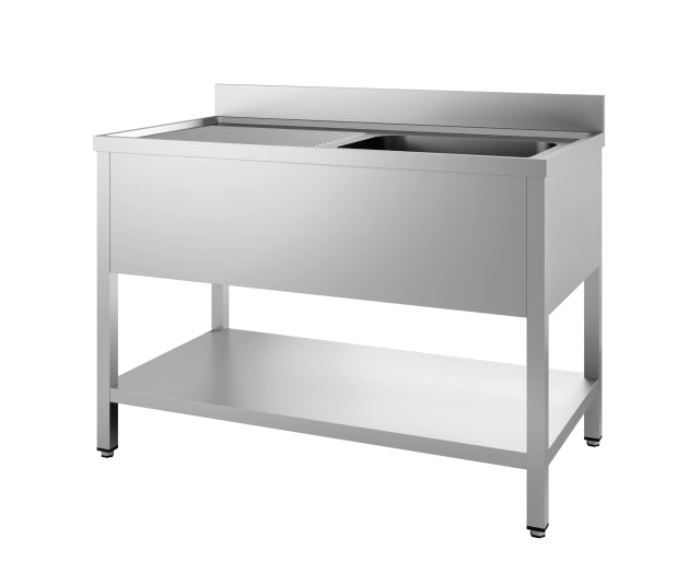 CombiSteel 700 SINK UNIT SHELF FLAT PACKED 1 RIGHT 1400