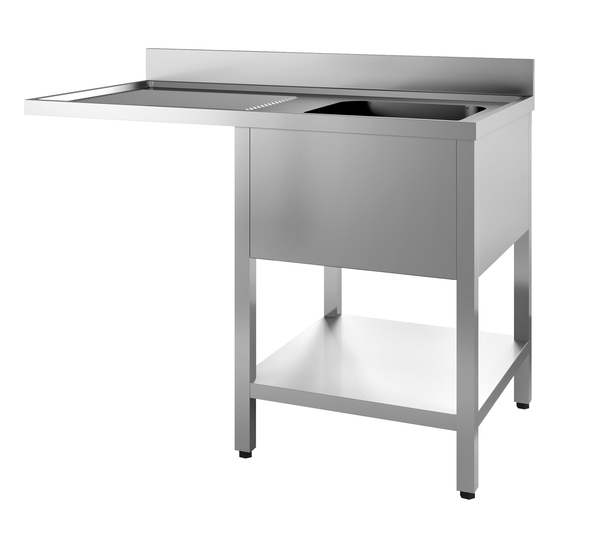 CombiSteel 700 SINK UNIT SHELF DISHWASHER FLAT PACKED 1 RIGHT 1400 – commercial catering equipment