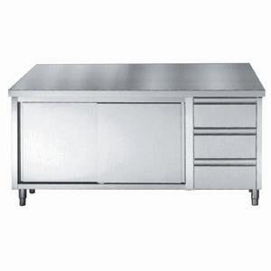 CombiSteel 700 WORKTABLE SLIDING DOORS DRAWERS 2000 – commercial catering equipment