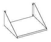 CombiSteel MICROWAVE SHELF FOR 7455.1660