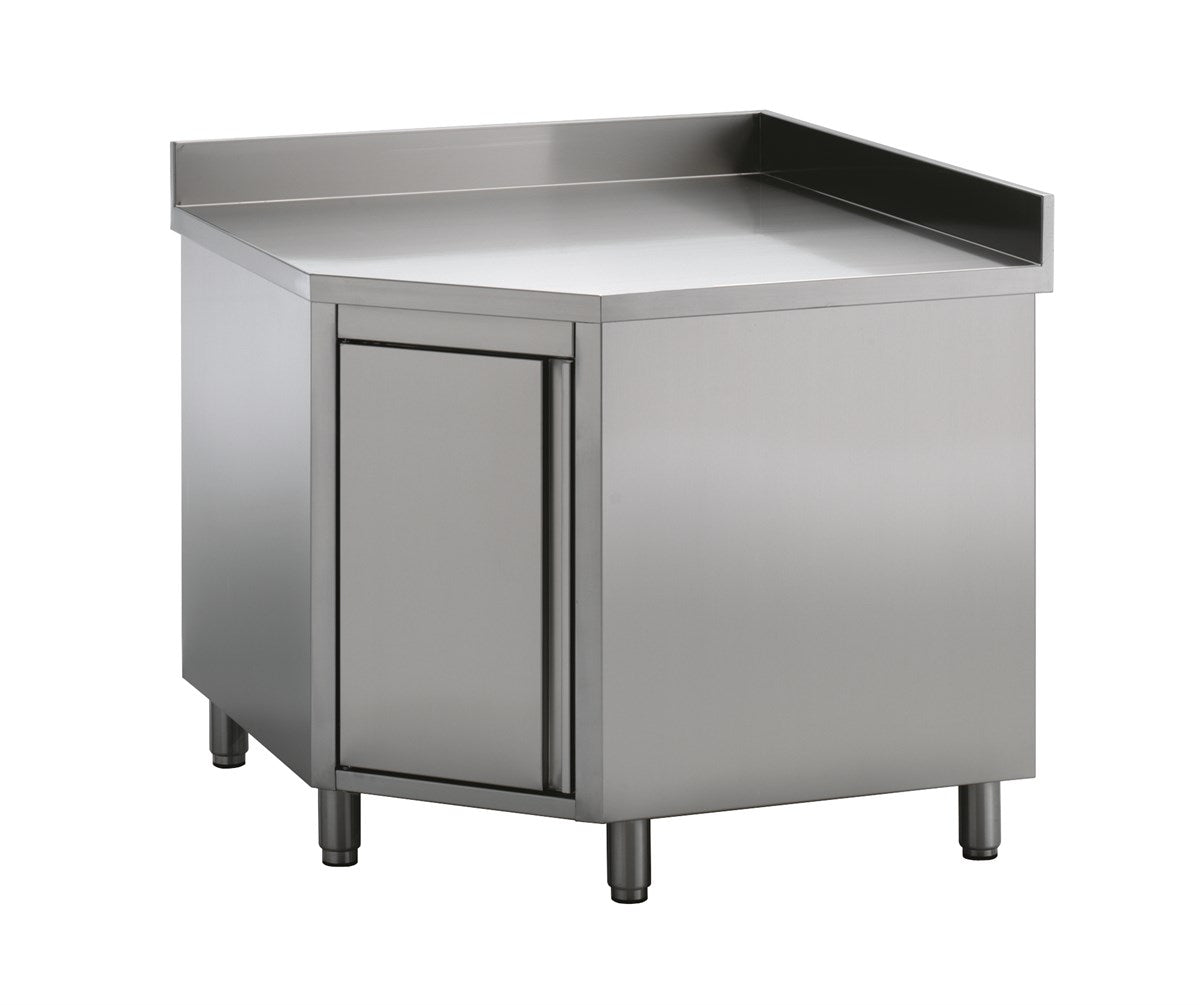 CombiSteel WORKTABLE CORNER WITH DOOR – commercial catering equipment