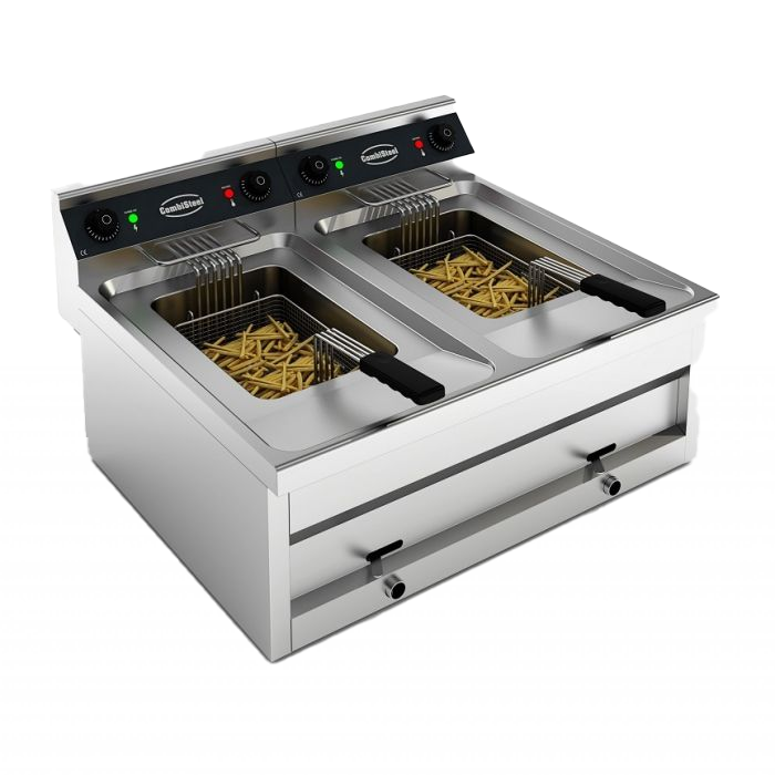 CombiSteel ELECTRIC COUNTER FRYER 2X12L 2X6KW