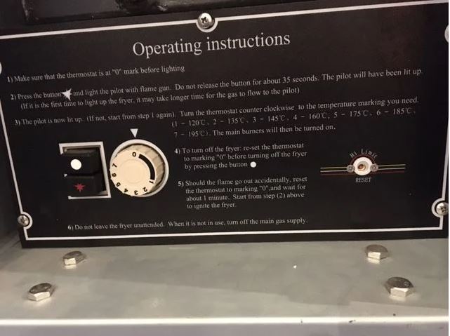 CombiSteel GAS FRYER 1X21L