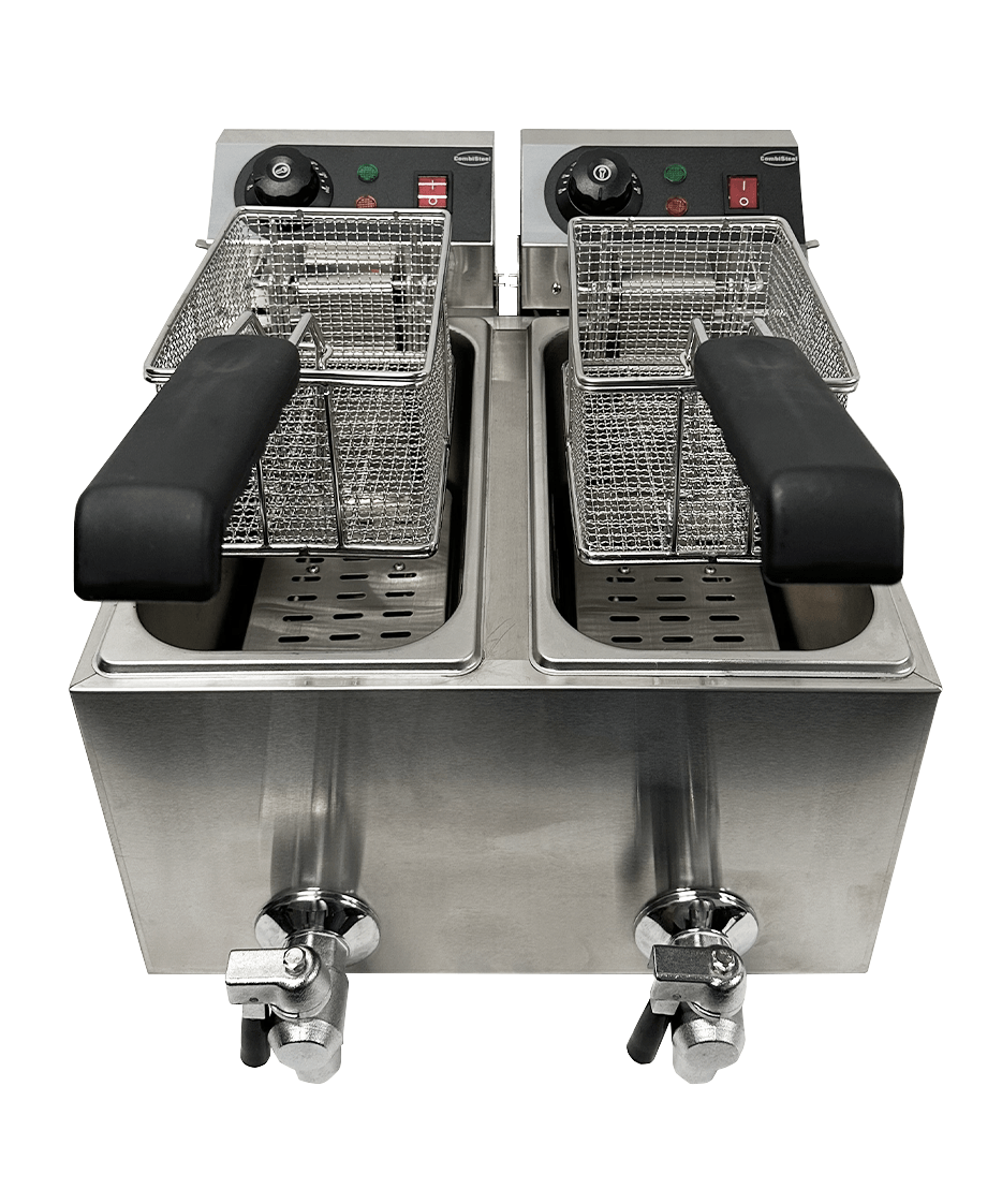 CombiSteel ELECTRIC COUNTER FRYER 2X4 L