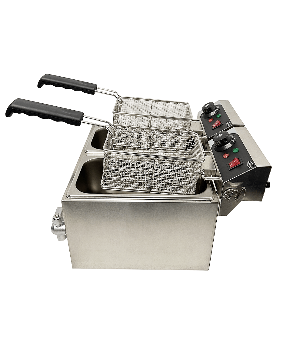 CombiSteel ELECTRIC COUNTER FRYER 2X4 L
