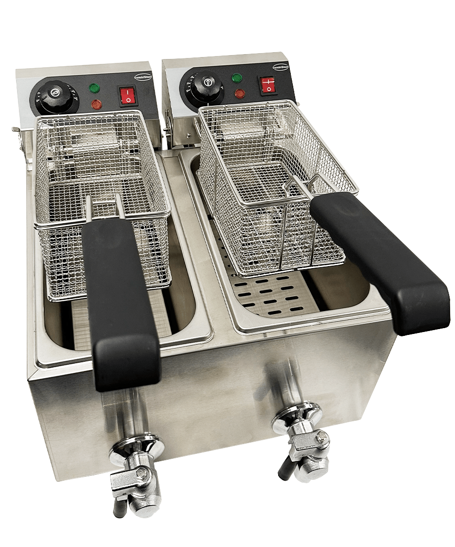 CombiSteel ELECTRIC COUNTER FRYER 2X4 L