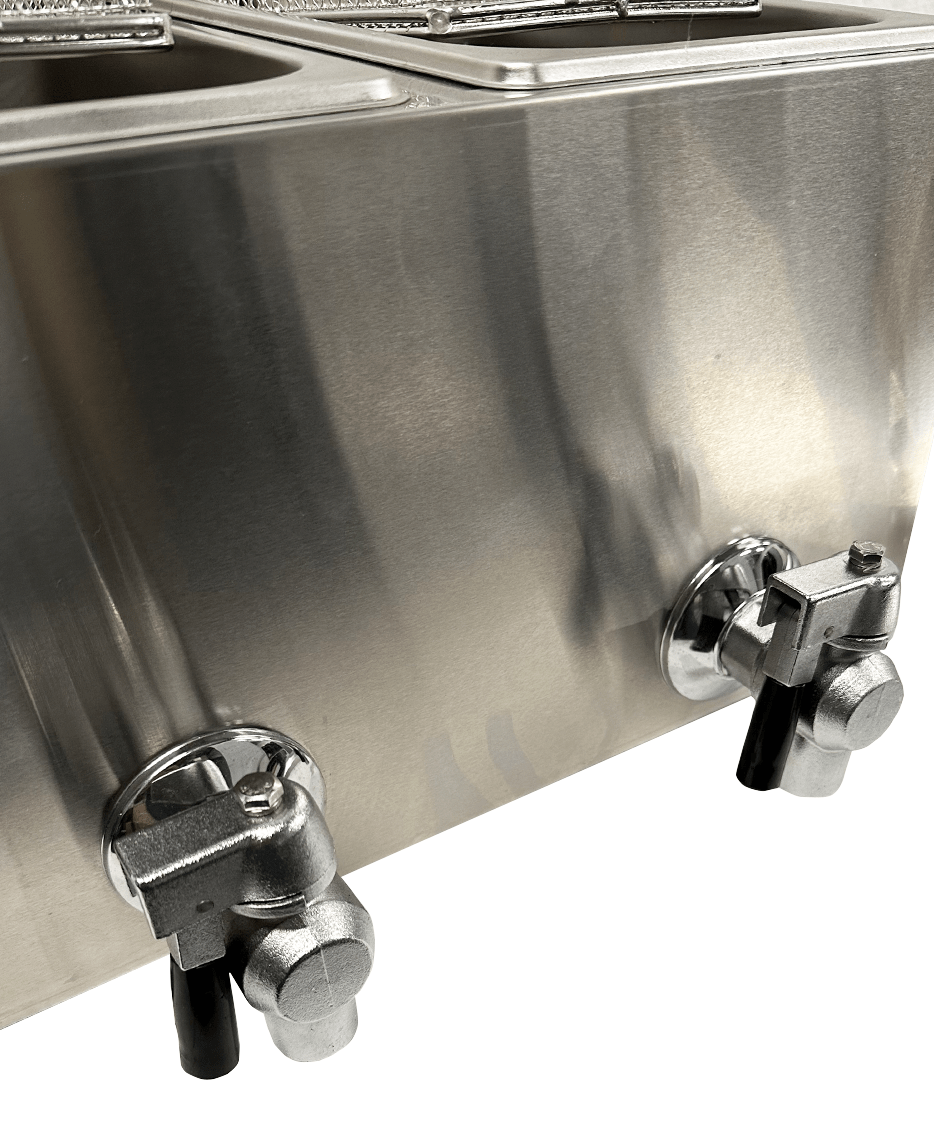 CombiSteel ELECTRIC COUNTER FRYER 2X4 L