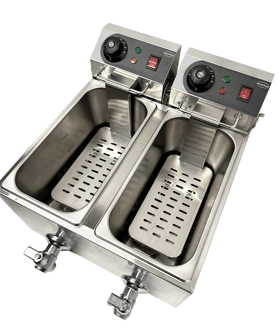 CombiSteel ELECTRIC COUNTER FRYER 2X4 L