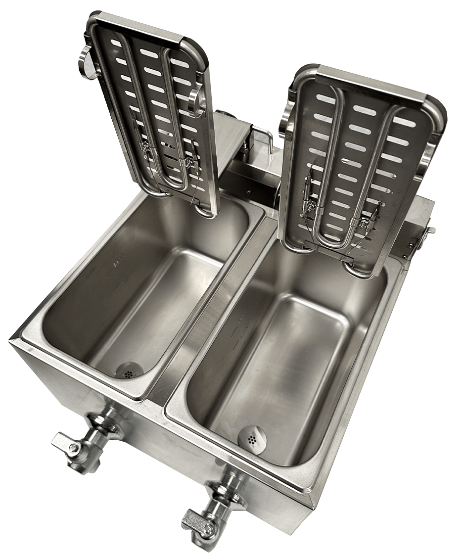 CombiSteel ELECTRIC COUNTER FRYER 2X4 L