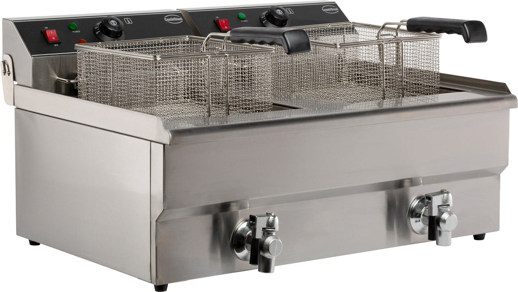 CombiSteel ELECTRIC COUNTER FRYER 2X10 L