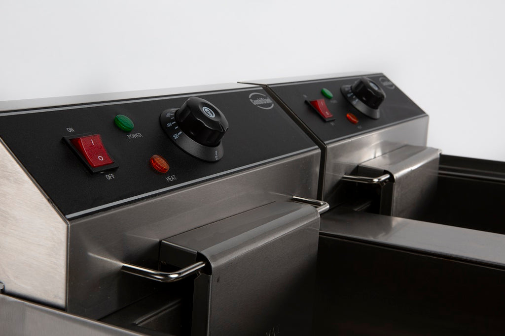 CombiSteel ELECTRIC COUNTER FRYER 2X10 L