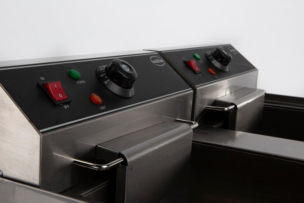 CombiSteel ELECTRIC COUNTER FRYER 2X10 L