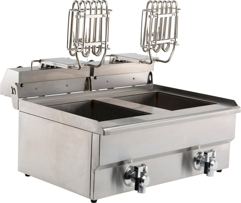 CombiSteel ELECTRIC COUNTER FRYER 2X10 L