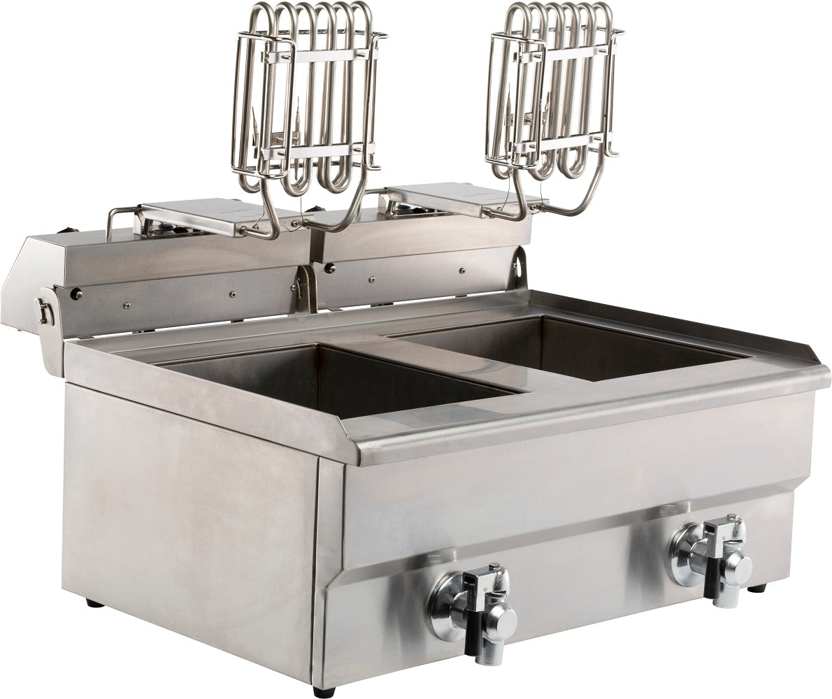 CombiSteel ELECTRIC COUNTER FRYER 2X10 L