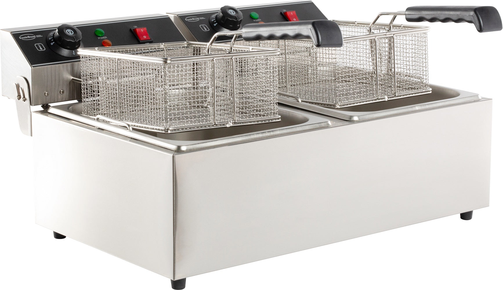 CombiSteel ELECTRIC COUNTER FRYER 2X6 L
