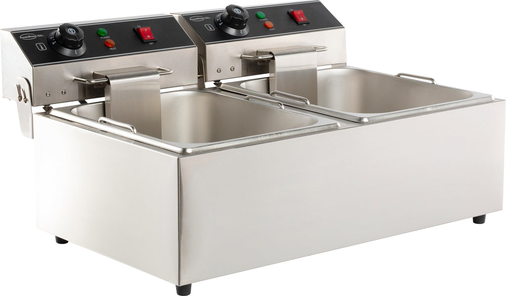 CombiSteel ELECTRIC COUNTER FRYER 2X6 L