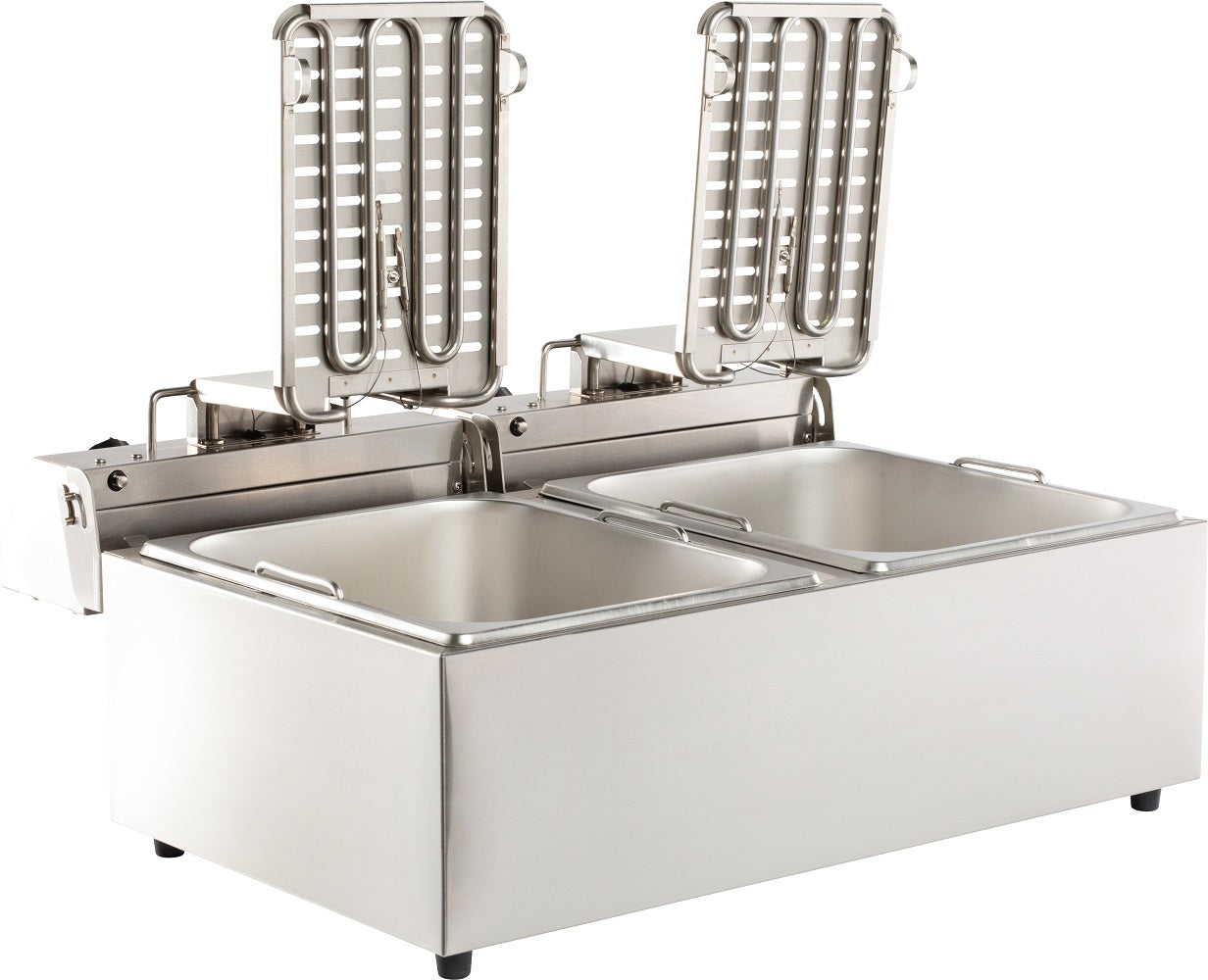 CombiSteel ELECTRIC COUNTER FRYER 2X6 L