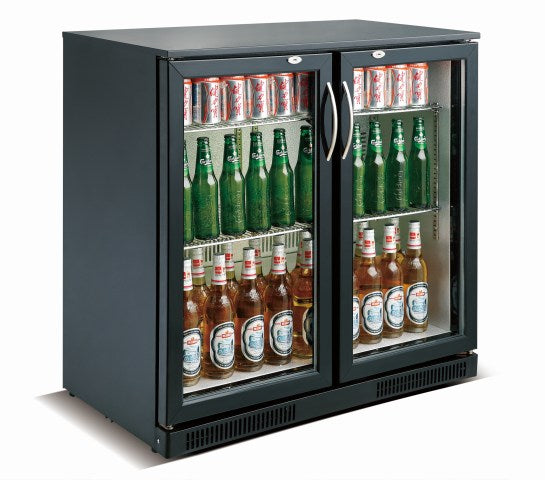 CombiSteel BACKBAR COOLER BLACK 2 DOORS