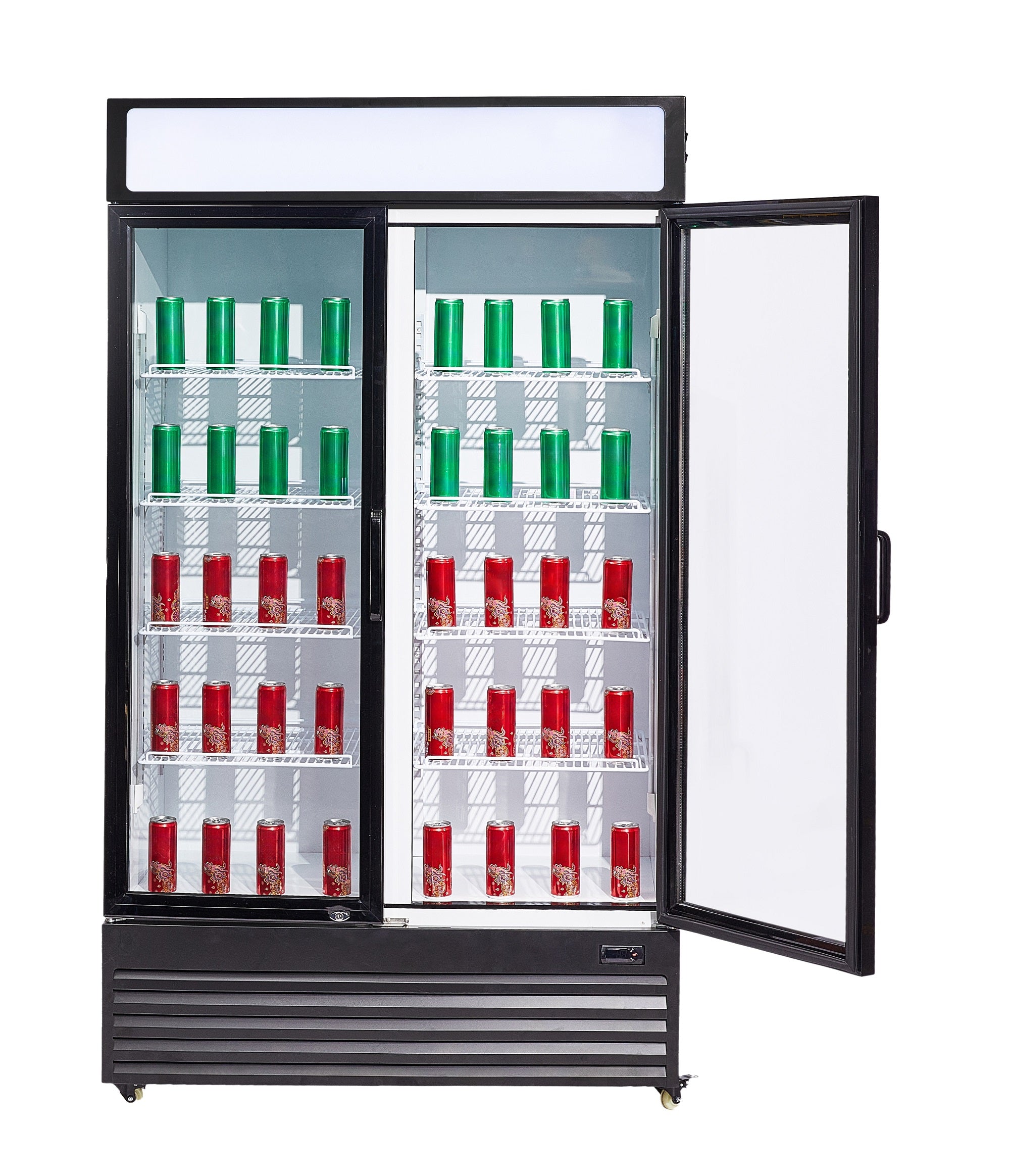 CombiSteel REFRIGERATOR 2 GLASS DOORS BEZ-750 GD