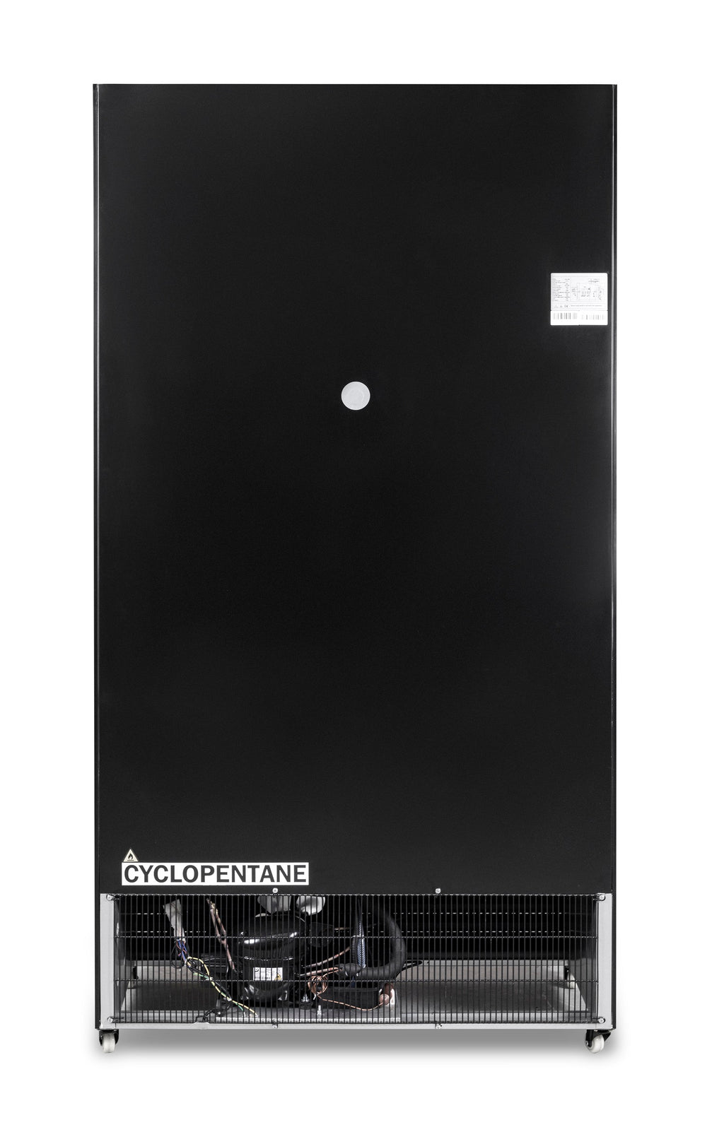 CombiSteel REFRIGERATOR WITH SLIDING GLASS DOORS BEZ-780 SL BLACK