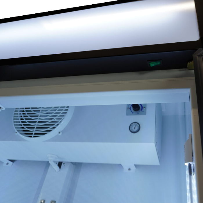 CombiSteel REFRIGERATOR 2 GLASS DOORS FCU-750