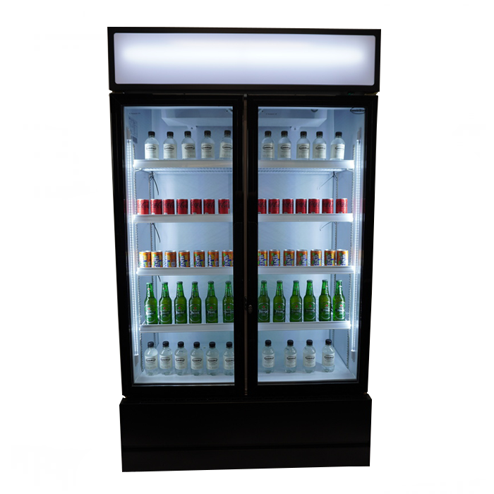 CombiSteel REFRIGERATOR 2 GLASS DOORS FCU-750