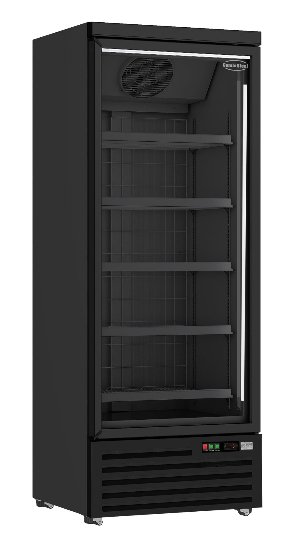 CombiSteel FREEZER 1 GLASS DOOR BLACK JDE-600F BL