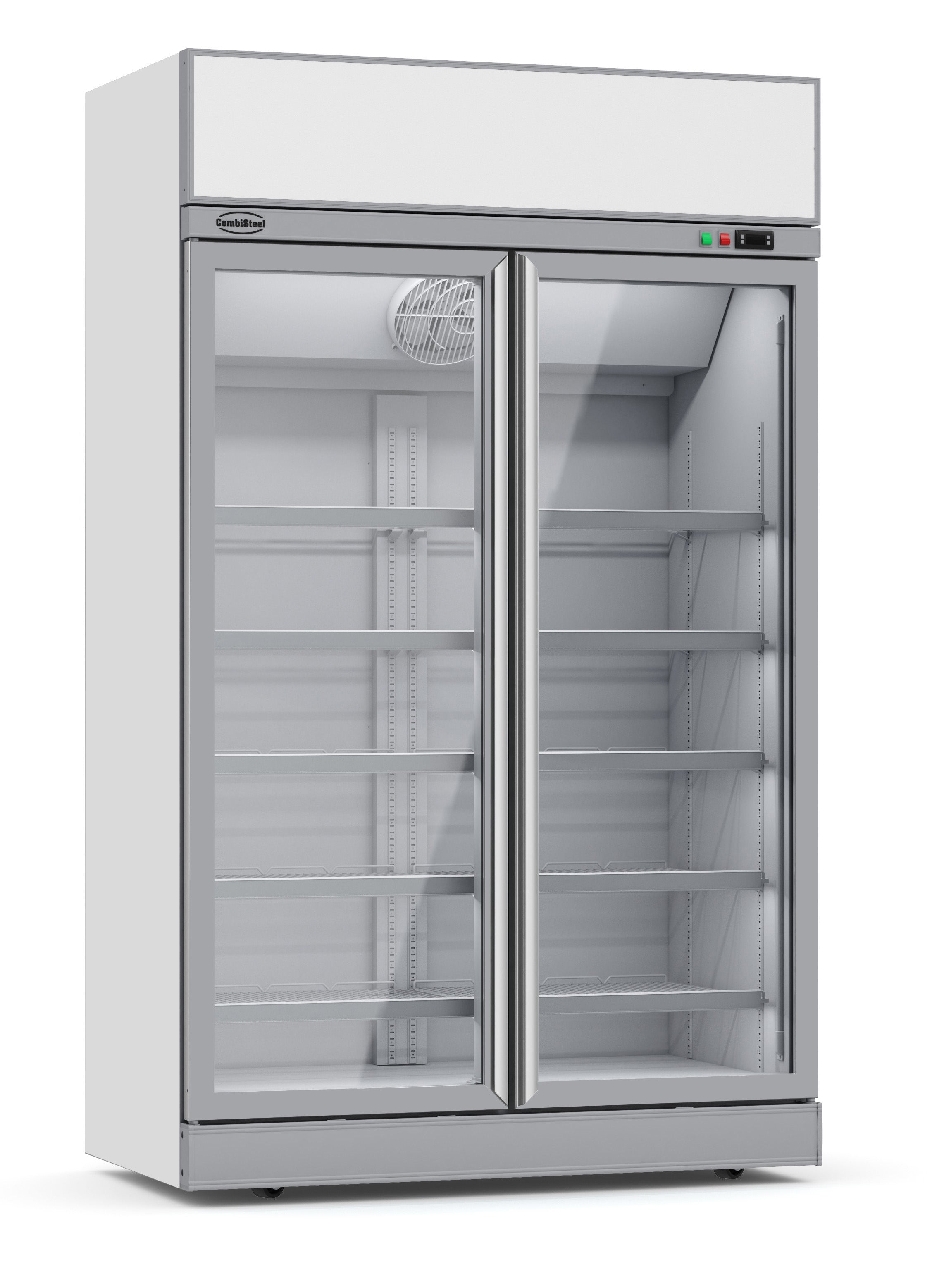 CombiSteel FREEZER 2 GLASS DOORS INS-1000F  **Note: there is a higher inrush current, which makes a circuit breaker with type C characteristic necessary.**
