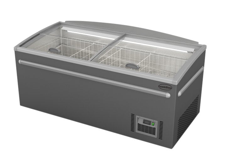 CombiSteel SUPERMARKET CHEST FREEZER GREY HEAD ELEMENT AUTOMATIC DEFROST